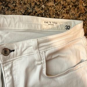 Rag & bone white jeans